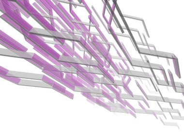 Farklı geometrik şekillere sahip soyut arkaplan