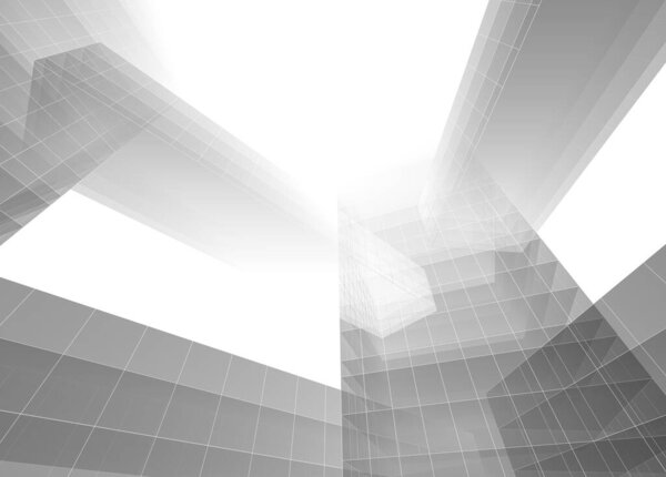 Abstract architectural wallpaper design, digital concept background