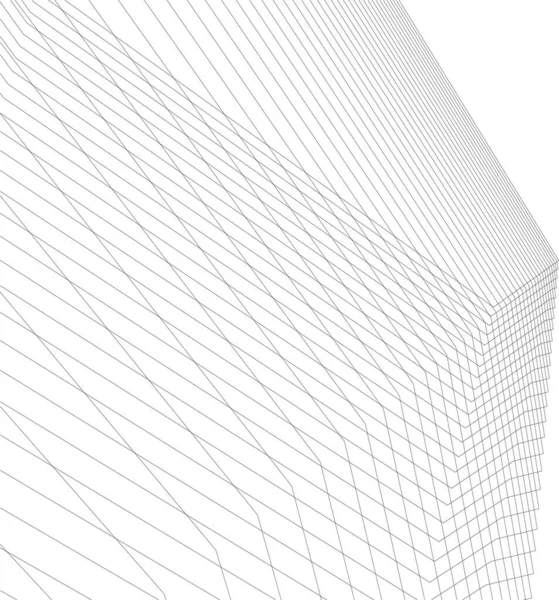 Design Papel Parede Arquitetônico Abstrato Fundo Conceito Digital — Vetor de Stock