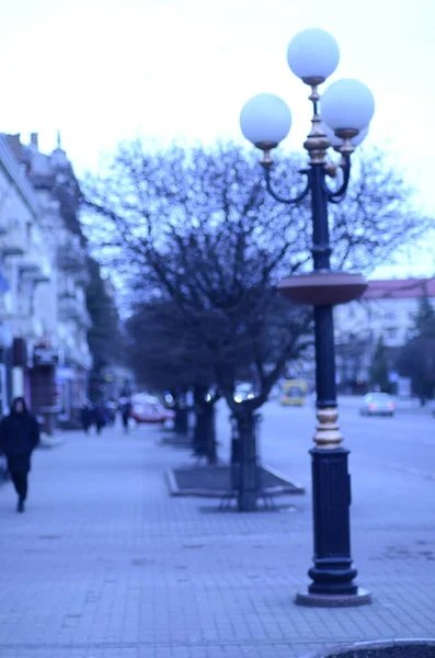 Sfondo Sfocato Della Città — Foto Stock