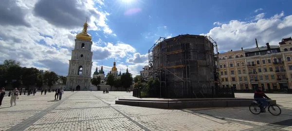 Kiev Ucrânia Maio 2022 Praça Sofievskaya — Fotografia de Stock