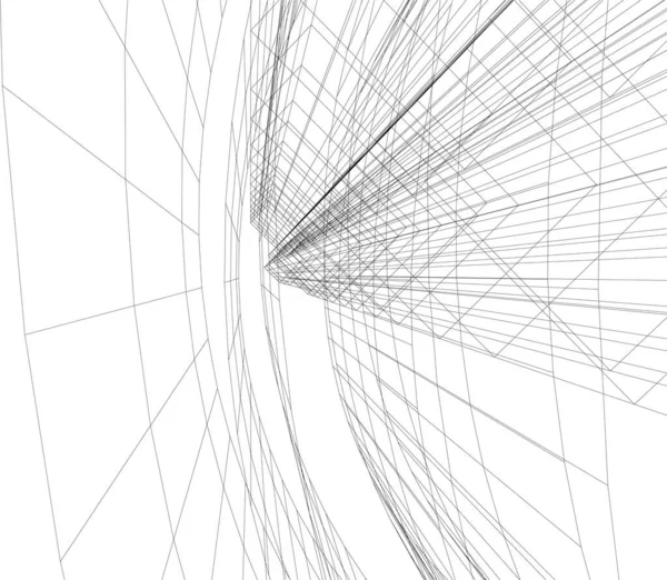 Абстрактный Архитектурный Дизайн Обоев Цифровой Концепт Фон — стоковый вектор