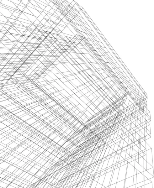 抽象的な建築壁紙のデザインデジタルコンセプトの背景 — ストックベクタ