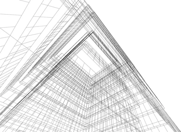 抽象的な建築壁紙のデザインデジタルコンセプトの背景 — ストックベクタ