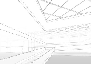 soyut mimari duvar kağıdı, dijital arkaplan