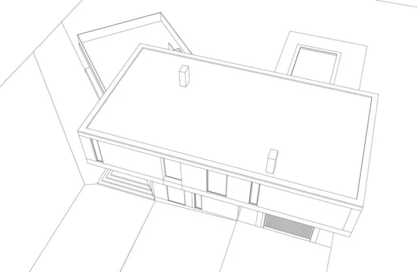 建筑墙纸摘要 数码背景 — 图库矢量图片