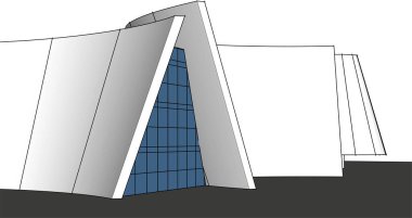 soyut mimari duvar kağıdı, dijital arkaplan 