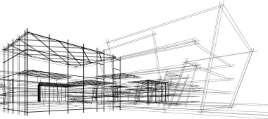 soyut mimari duvar kağıdı, dijital arkaplan 