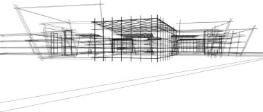 soyut mimari duvar kağıdı, dijital arkaplan 