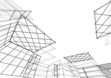 soyut mimari duvar kağıdı, dijital arkaplan 