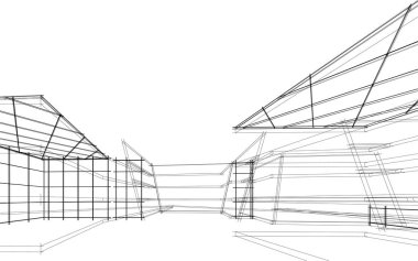 soyut mimari duvar kağıdı, dijital arkaplan 