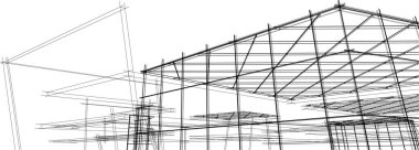 soyut mimari duvar kağıdı, dijital arkaplan 