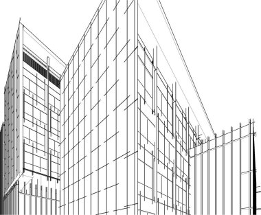 soyut mimari duvar kağıdı, dijital arkaplan