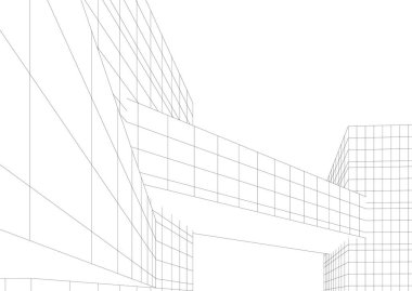 soyut mimari duvar kağıdı, dijital arkaplan