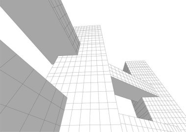 soyut mimari duvar kağıdı, dijital arkaplan