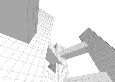 soyut mimari duvar kağıdı, dijital arkaplan