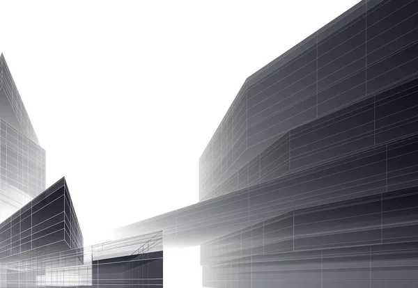 抽象的な建築壁紙やデジタル背景 — ストック写真