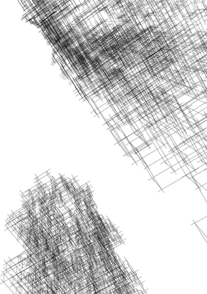 Design Abstrait Papier Peint Architectural Fond Concept Numérique — Image vectorielle