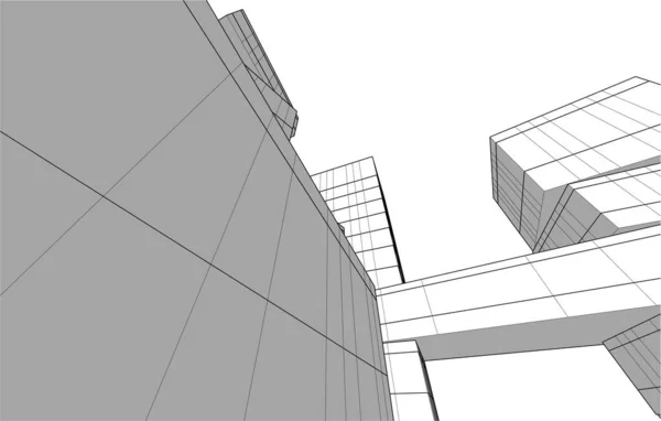 Абстрактный Архитектурный Дизайн Обоев Цифровой Концепт Фон — стоковый вектор