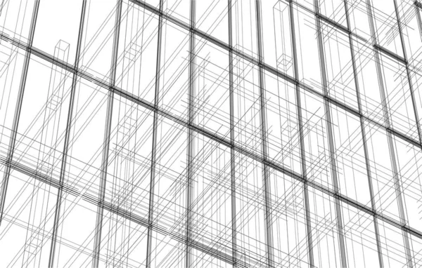 Diseño Abstracto Papel Pintado Arquitectónico Fondo Concepto Digital — Archivo Imágenes Vectoriales