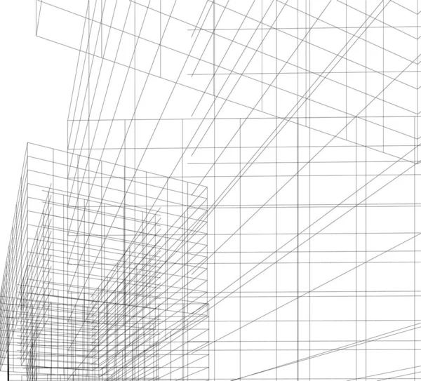 抽象的な建築壁紙のデザインデジタルコンセプトの背景 — ストックベクタ