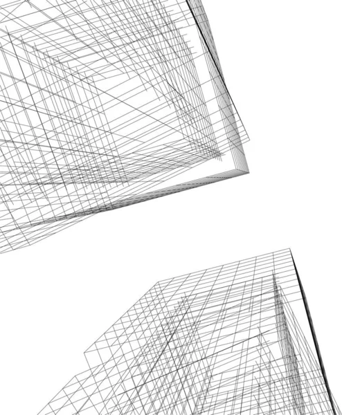 抽象的な建築壁紙のデザインデジタルコンセプトの背景 — ストックベクタ