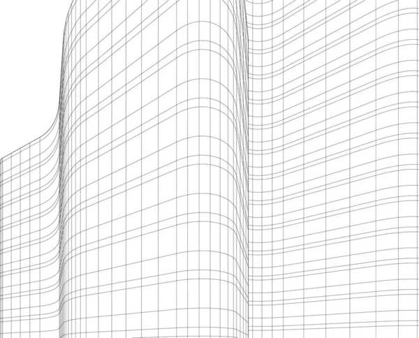 Абстрактный Архитектурный Дизайн Обоев Цифровой Концепт Фон — стоковый вектор