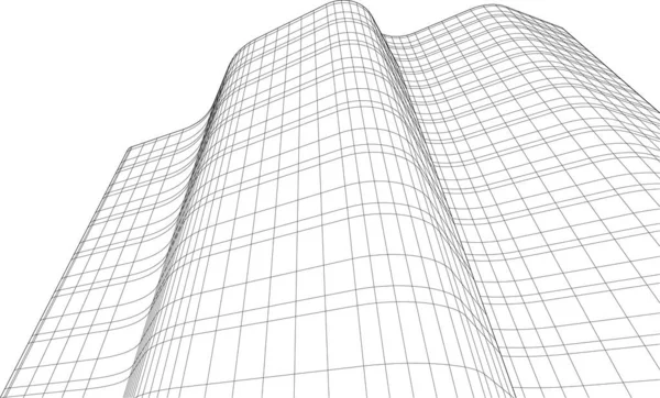 Абстрактный Архитектурный Дизайн Обоев Цифровой Концепт Фон — стоковый вектор