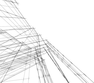 soyut mimari duvar kağıdı, dijital arkaplan