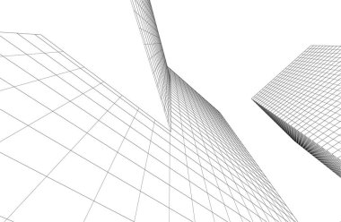 soyut mimari duvar kağıdı, dijital arkaplan