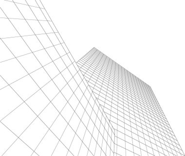 soyut mimari duvar kağıdı, dijital arkaplan