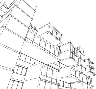 soyut mimari duvar kağıdı, dijital arkaplan