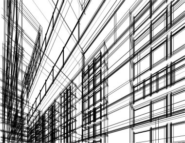 soyut mimari duvar kağıdı, dijital arkaplan