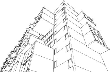 soyut mimari duvar kağıdı, dijital arkaplan