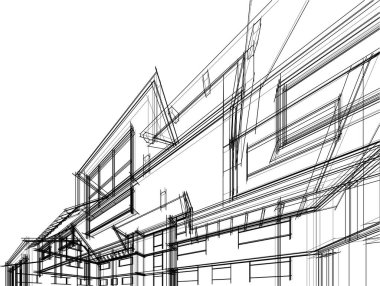 soyut mimari duvar kağıdı, dijital arkaplan