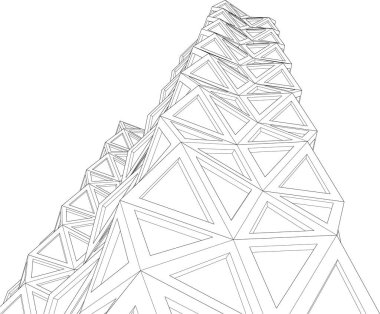 soyut mimari duvar kağıdı, dijital arkaplan