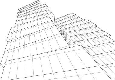 soyut mimari duvar kağıdı, dijital arkaplan