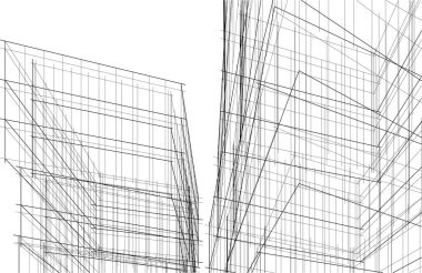 soyut mimari duvar kağıdı, dijital arkaplan