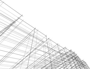 soyut mimari duvar kağıdı, dijital arkaplan