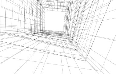 soyut mimari duvar kağıdı, dijital arkaplan