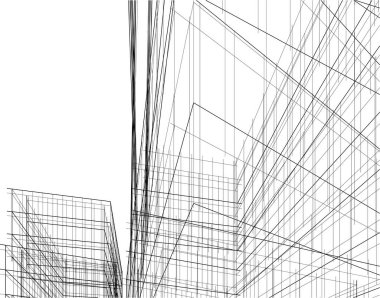 soyut mimari duvar kağıdı, dijital arkaplan