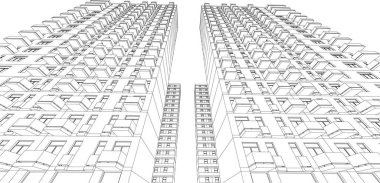 soyut mimari duvar kağıdı, dijital arkaplan