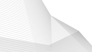 drawing lines in architectural art concept, abstract graphical technology background 