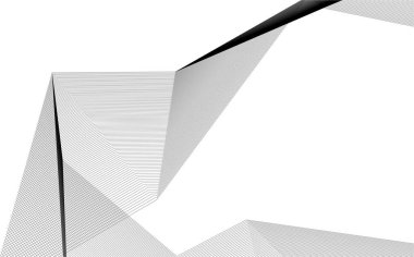 drawing lines in architectural art concept, abstract graphical technology background 