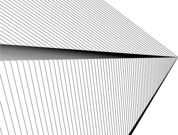 Drawing Lines Architectural Art Concept Abstract Graphical Technology Background — стоковый вектор