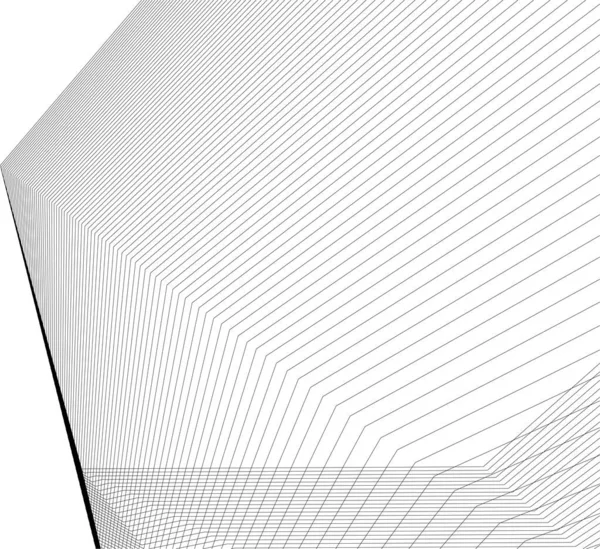 Drawing Lines Architectural Art Concept Abstract Graphical Technology Background — Διανυσματικό Αρχείο
