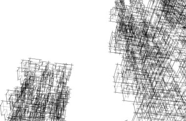 drawing lines in architectural art concept, abstract graphical technology background 