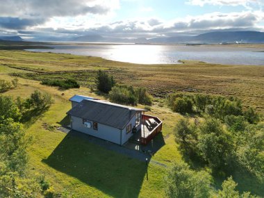 Göllü muhteşem bir manzara. 