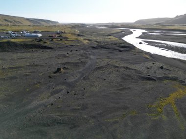 Volkanik manzaranın güzel manzarası  