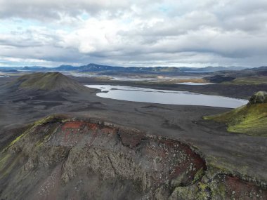 Volkanik manzaranın güzel manzarası  